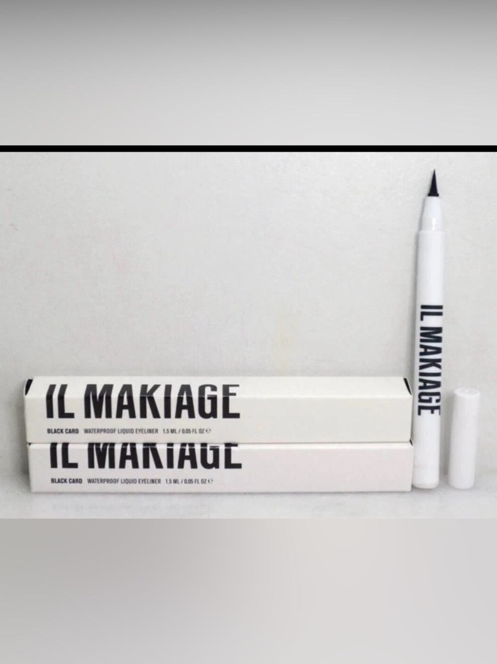 2X IL Makiage black card waterproof liquid eyeliner pen NEW in BOX